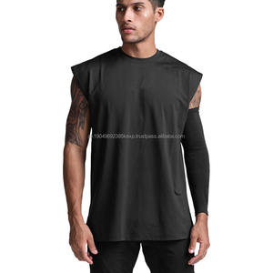 Débardeur de musculation décontracté d'été sans manches pour hommes, débardeur de sport de fitness - Product Image 1