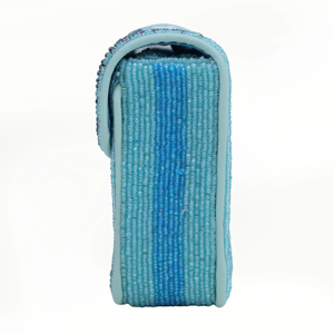 Sac à bandoulière perlé et pailleté style bohème, motif géométrique, sac à main pour femme, utilisation toutes saisons - Product Image 3