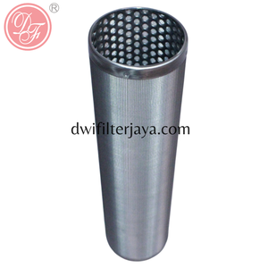 Tube filtrant en maille d'acier inoxydable de haute qualité, tuyau en maille métallique perforée avec élément filtrant à disque et squelette central - Product Image 3