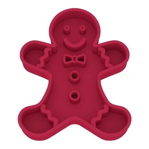 OEM ODM hewan peliharaan pengumpan lambat Natal hijau merah jahe pria hadiah Natal hewan peliharaan bertema anjing mangkuk makan lambat untuk Natal - Product Image 4