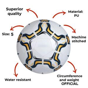 Balón de Fútbol Original de Cuero PU Suave para Entrenamiento y Juego, Balón de Fútbol Inflable Profesional en Venta en Línea - Product Image 3