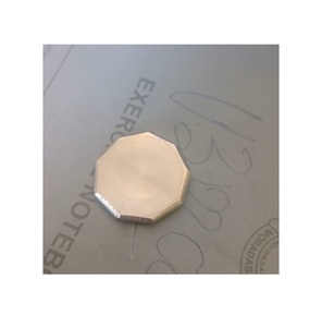 Discos de latón facetados para grabado y estampado metálico, fresados por CNC, de alta resistencia y 3 mm de grosor - Product Image 1