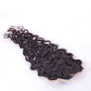 เวอร์จินลูกไม้ปิด4X4และ5X5ธรรมชาติหยิกดิบอินเดียผมผ้าการรวมกลุ่มผมมนุษย์คลิปอินน์ชุดดิบกัมพูชาหนังกำพร้าเหมือนเดิม - Product Image 1