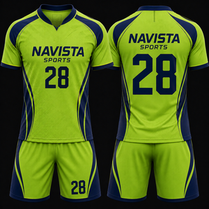 ชุดฟุตบอลแบบกำหนดเอง - เสื้อผ้าระบายอากาศ แห้งเร็ว เป็นมิตรกับสิ่งแวดล้อม ป้องกันรังสียูวี ผลิตจากโพลีเอสเตอร์ 100% กางเกงขาสั้น |   การพิมพ์แบบซับลิเมชั่น OEM - Product Image 5