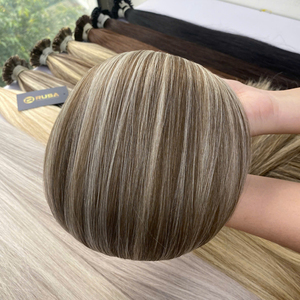 ผมต่อ Rusa Hair Mini flat tips เวอร์จิ้นเวียดนาม แบบเย็บสองชั้น ปรับแต่งสีได้ น้ำหนัก 100 กรัมต่อชุด - Product Image 2