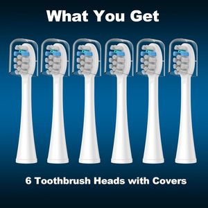 Total Mouth Guard Round Replacement <b>Toothbrush</b> <b>Heads</b> Generic for Oral Bs Electric Refills Wholesale OEM Factory - Product Image 2