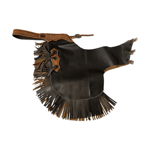ROYAL INTERNATIONAL Premium Leather Western <b>Riding</b> <b>Chaps</b> Custom Cowboy Style Equestrian Horse <b>Riding</b> Gear - Product Image 1