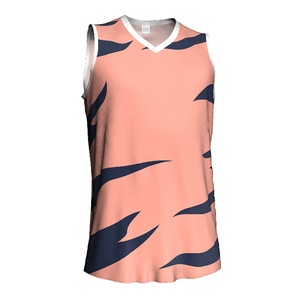 Maillot de basket-ball pour homme adulte, personnalisable avec le nom de l'équipe, respirant, 100% polyester, position du logo sur le devant, service OEM - Product Image 4