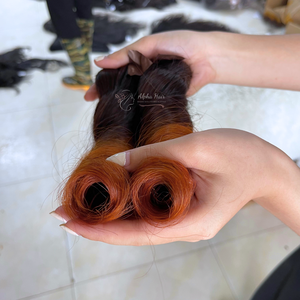 <b>Cheap</b> Super Hot Trend High Quality Multiple Colors Curly Wavy Hair Human Hair Extensions HD Lace Frontal <b>Wig</b> Genius Weft Bundles - Product Image 5