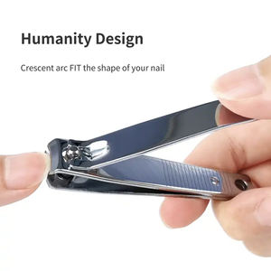 Cortaúñas Curvo de Acero Inoxidable con Logotipo Personalizado, con Apertura de Mandíbula Ancha y Diseño Portátil para Uñas de Dedos de Manos y Pies - Product Image 5