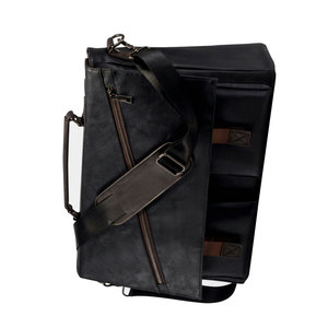 Lightweight Waterproof Genuine Leather Zipper Foldable Modern <b>Sling</b> Laptop <b>Backpack</b> High Quality Durable Low MOQ Portable Unisex - Product Image 3