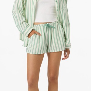 Shorts de Playa Transpirables de Cintura Alta para Mujer, con Diseño Sólido, Ajuste Cómodo para Salidas de Verano - Product Image 4