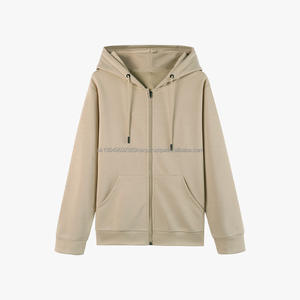 Otoño e Invierno nuevos hombres Sudadera con capucha cárdigan Color liso sólido Zip-Up sudaderas con capucha logotipo personalizado hombres Sudadera con capucha JacketDDP envío - Product Image 2