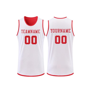 Maillot de basket personnalisé haute performance, brodé/imprimé, pour hommes/jeunes - Product Image 5