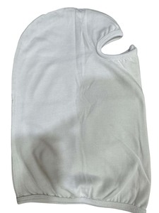 Balaclava de course en Nomex blanc, ignifuge, tricoté, couvre-visage intégral pour la course à moto - Product Image 3