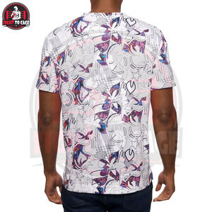 Camisetas de Cuello Redondo para Hombre, de Poliéster Estampado, al por Mayor, de la Más Alta Calidad, Ropa Casual para Exteriores, Camisetas Estampadas para Hombre - Product Image 2