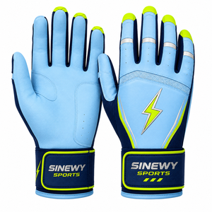 Guantes de Bateo de Cuero FROST ELITE con Etiqueta Personalizada, Ligeros, Ecológicos, Transpirables, Duraderos, Cómodos, Ambidiestros, con Gancho - Product Image 2