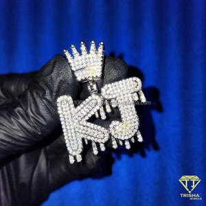 Pendentif Couronne Hip Hop « CCEO » avec Diamant de Laboratoire – Collier Chaîne Hip Hop et Bijoux Diamantés - Product Image 2