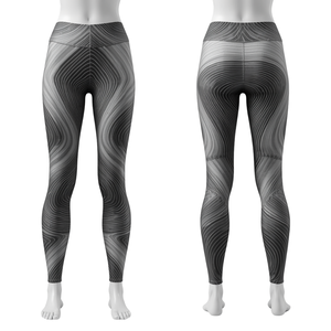 Leggings Deportivos TACHTICAL STANDARD para Mujer, Ecológicos, Sin Costuras, con Estampado de Hojas, Cintura Alta, Largos, de Spandex - Product Image 2
