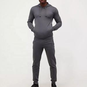 En gros Personnalisé Automne Slim Fit Survêtement Hommes Tenues 2 Pièce À Capuche Joggers Fitness Ensemble Blanc Survêtements - Product Image 5