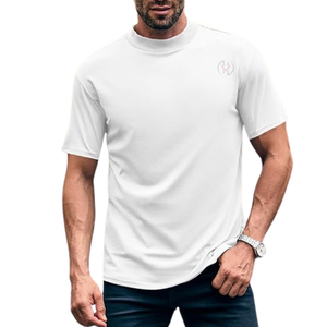 Camiseta de algodón con logotipo personalizado 160GSM para hombre, ropa de calle de gran tamaño, camiseta de moda - Product Image 3