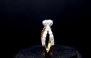 Anillo de Compromiso de Lujo al por Mayor, Chapado en Oro Rosa de 14k, con Diamante Cultivado en Laboratorio, Certificado IGI, Corte Brillante, Solitario - Product Image 3
