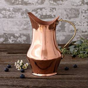 100% Pure <b>Copper</b> <b>Jug</b> for Drinking Water Storage High Quality Handmade Classic Style Dishwasher Safe Reusable - Product Image 1
