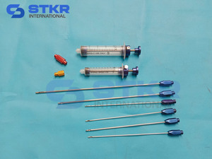 STKR INTERNATIONAL Set de Cirugía Ortopédica y Artroscopia, Adaptador de Jeringa Manual de Acero Inoxidable para Cánula, 10 Piezas, Certificado CE, 1 Año de Garantía - Product Image 1