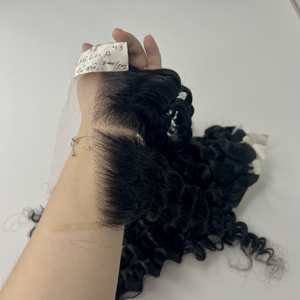 ผมดิบเป็นลอนลึกไม่พันกันต่อ100% ผมลอนสีธรรมชาติผสมกับหนังกำพร้า - Product Image 4