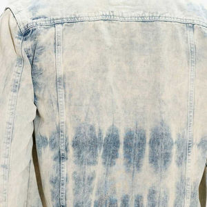 Chaqueta vaquera informal de hombre OEM, abrigo vaquero con botones para otoño, chaqueta vaquera oversize para hombre - Product Image 6