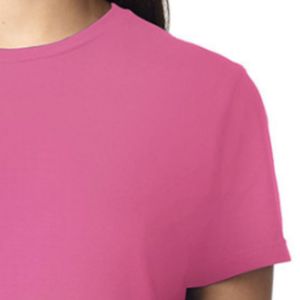 Camiseta Personalizada de Cuello Redondo para Mujer, Manga Corta, Informal, de Algodón, Suave, Transpirable, Cómoda y Ligera para Uso Diario - Product Image 6