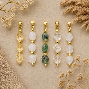 Handmade <b>Ruby</b> Pendant | Raw Gemstone Boho <b>Necklace</b> for Women - Product Image 2