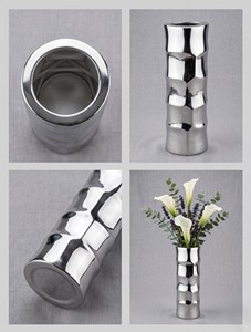 Premium Hot SaleMetal Handicraft Flower Vase Metal <b>Mirror</b> Polish Antique Designs Premium Colorful Home /Wedding Decoration Vase - Product Image 3
