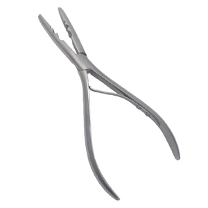 MAGMA BEAUTY Stainless Steel Hair <b>Extension</b> Pliers Model MB-SA-HEP-005 for Professional Use Durable Precision Tool Salon - Product Image 3