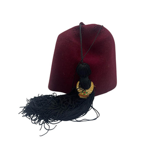 Sombrero Fez con Colores Personalizados, Bordado a Mano, Pedrería y Adornos Metálicos, para Adultos, Ideal para Fiestas al Aire Libre, Uso Diario Informal - Product Image 2