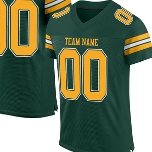 Maillot de football américain personnalisé à manches courtes, respirant, séchage rapide, grande taille, prix de gros abordable, service OEM, best-seller 2026 - Product Image 4