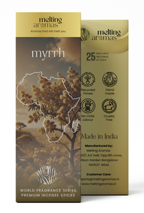 Bâtonnets d'encens aromatiques en bois de bambou SAMBRANI - Encens indien écologique et biologique - Product Image 2