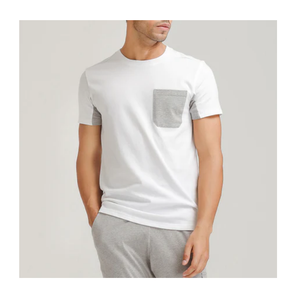 เสื้อยืดคอตตอน 100% หนานุ่ม สไตล์วินเทจทรงหลวมสำหรับผู้ชาย ขายส่ง เสื้อยืดโอเวอร์ไซส์ผู้ชาย สวมใส่สบาย - Product Image 6