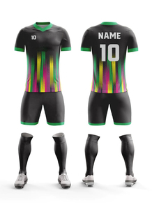 Conjunto de Uniforme de Fútbol para Hombre, Ultraligero, Transpirable, con Control de Humedad, Jersey y Pantalones Cortos para Entrenamiento de Fútbol, Ropa Deportiva de Alto Rendimiento - Product Image 3
