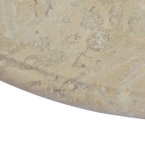 Piano del Tavolo in Marmo Crema Resistente 23,6 X 1,0 Pollici per Tavolini da Caffè - Product Image 4