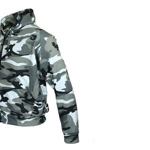 Sweat à capuche polaire coupe-vent style chasse en plein air avec poche kangourou, unisexe, vêtement de travail en coton pour homme, fermeture éclair, saison hivernale - Product Image 2