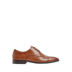 Zapatos Oxford de Negocios para Hombre con Puntera Redonda y Cordones, Zapatos de Vestir con Suela Elevada para Reuniones de Oficina y Eventos Formales - Product Image 1