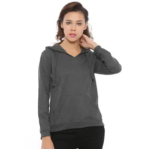 2024 OEM Ladies Sexy Hoodie Plus size Cotton polyester Drop shoulder Blank Sweatshirt Girls Sweatshirt Loose Fit Unisex Hoodie