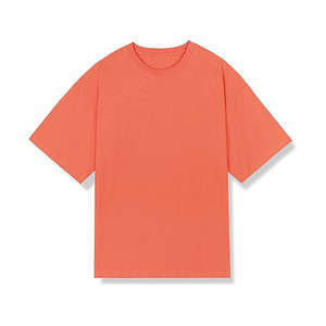 Camisetas Casuales de Manga Corta con Cuello Redondo para Hombre, Corte Regular, 100% Algodón, Tela Canvas de 260g, Transpirable, Diseño Liso, Alta Calidad - Product Image 5