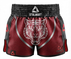 กางเกงขาสั้นฝึกซ้อม MMA และมวยไทย STALWART IMPEX คุณภาพพรีเมียม ผลิตจากผ้าฝ้ายน้ำหนักเบา สำหรับกีฬา - Product Image 4