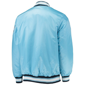 Chaqueta Satinada Unisex Personalizada con Logotipo Bordado, Transpirable, de Algodón y Lino, Ligera, para Equipos, Chaqueta Bomber Satinada Unisex - Product Image 2