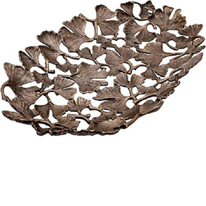 New Arrival Metal Platter Food Serving Tray with Double Handle <b>Outdoor</b> Picnic Food Serving Dining <b>Table</b> Decorative Platter - Product Image 3