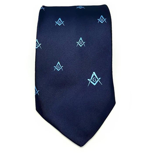 Corbata Masónica Master Mason Blue Lodge 2026, Regalia Masónica, Bajo MOQ, Precio Económico, Compás Cuadrado G, Logotipo Personalizado, Servicio OEM, Color Personalizado - Product Image 3