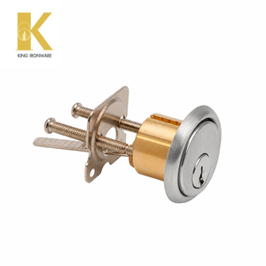 Cilindro de Cerradura de Embutir KW con Llave, Cromado Satinado, Latón Sólido, Inspección Completa de Fábrica - Product Image 2