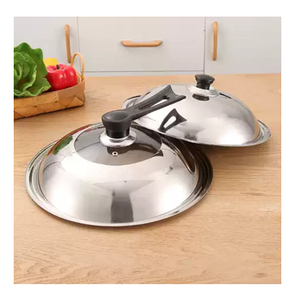 Tapa de acero inoxidable para asar, cubierta pequeña de metal para cocinar al vapor, tapa para parrilla para queso y hamburguesas - Product Image 1